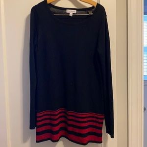Black and Red Sweater